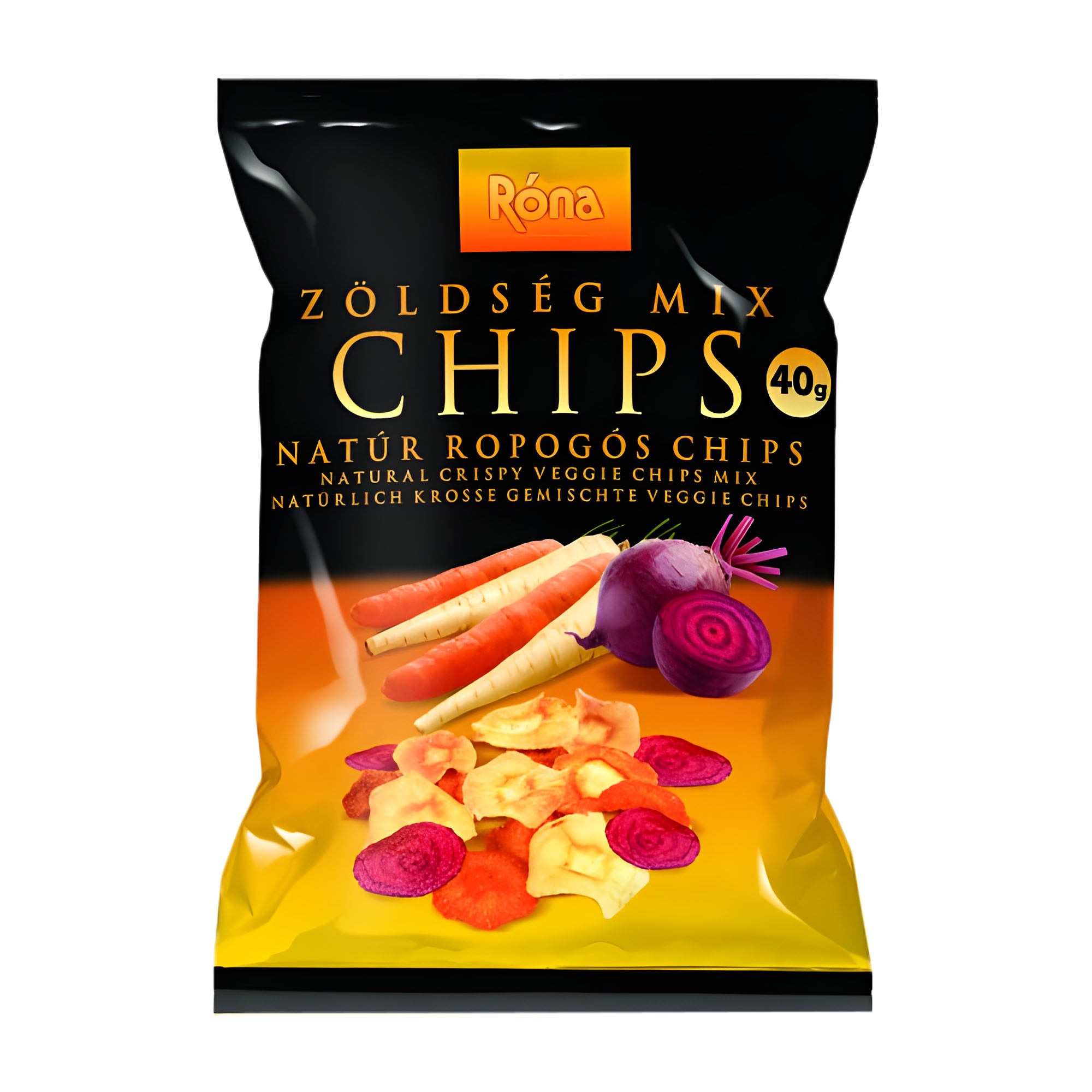 Róna Veggie Mix chips croustillantes, 40 g