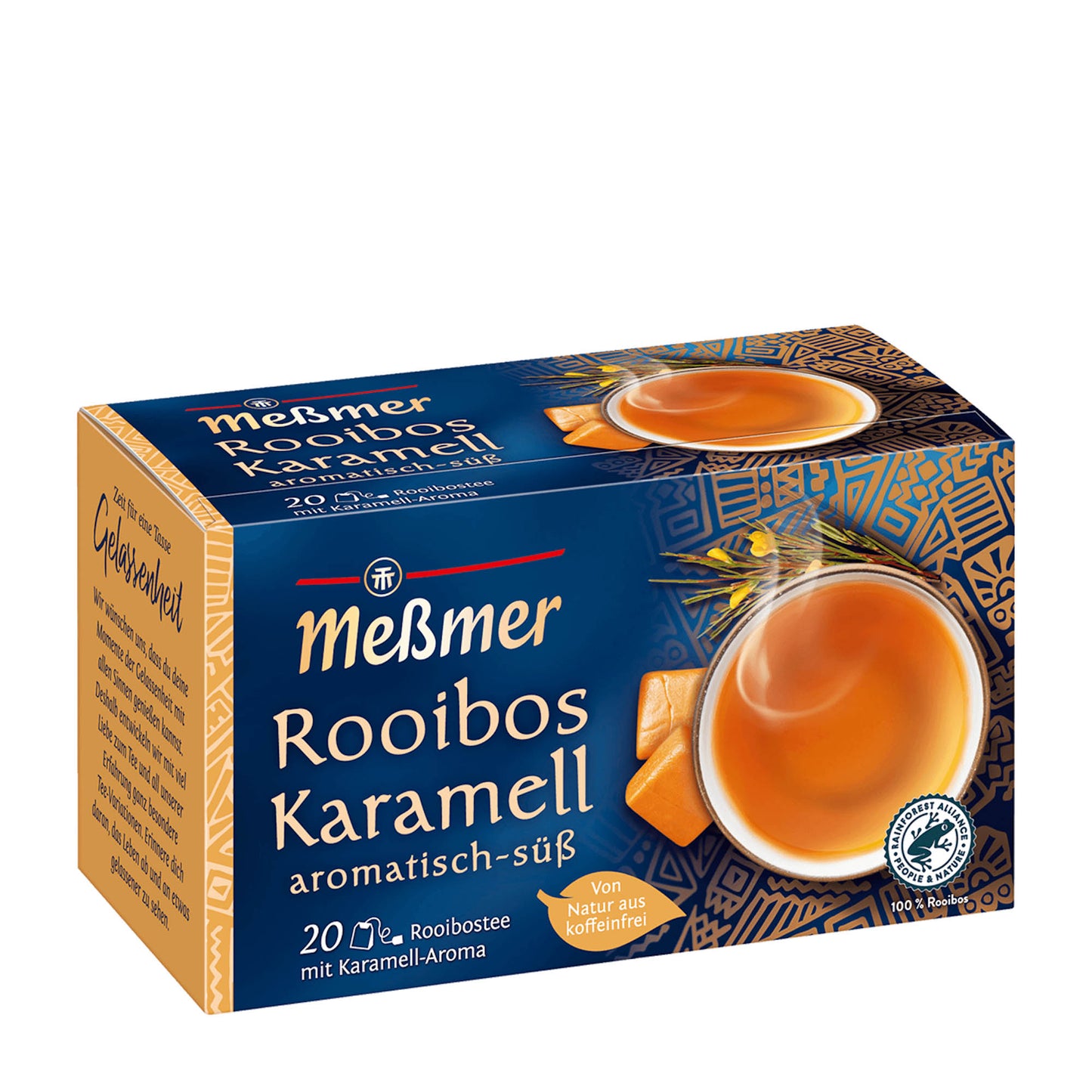 Meßmer Rooibos Karamell aromatischer Rooibos-Tee, 20 Stück