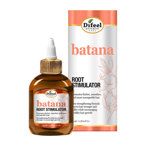 Difeel Batana root stimulator bottle and packaging on a white background