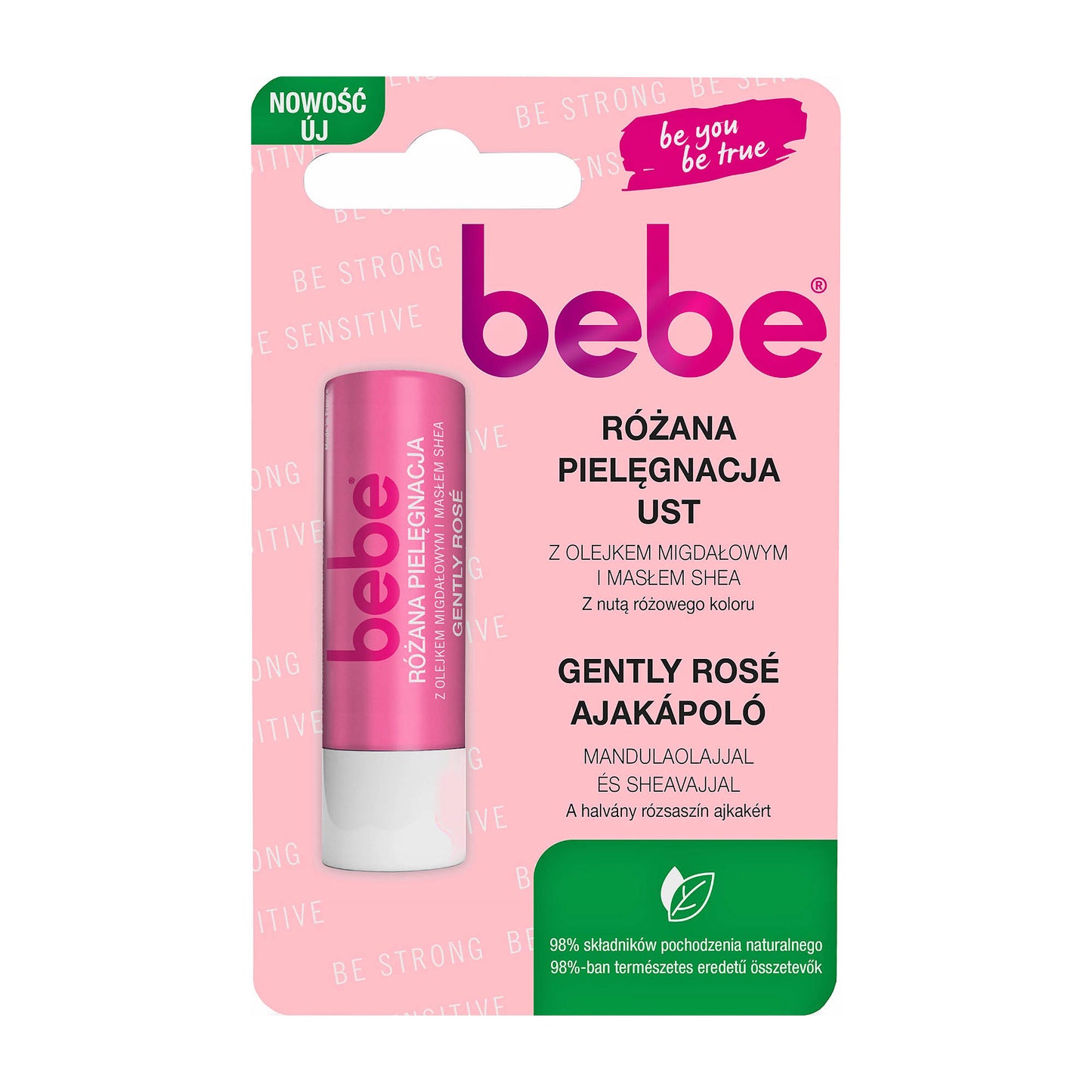 bebe Gently Rose lip balm, 4.9 g