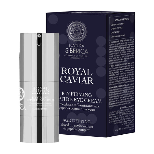 Natura Siberica Royal Caviar icy firming peptide age-defying eye cream, 15 mL