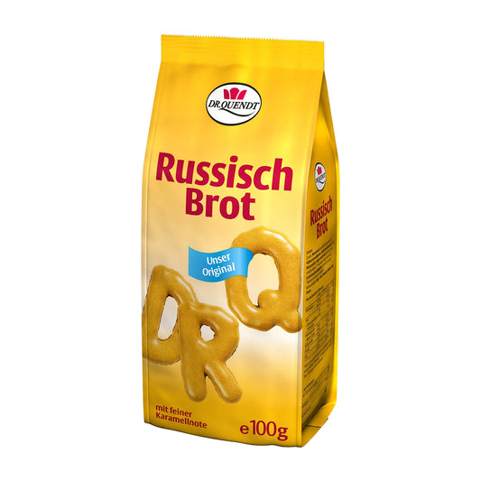 Dr Quendt Russisches Brot knusprige Buchstabenkekse, 100 g