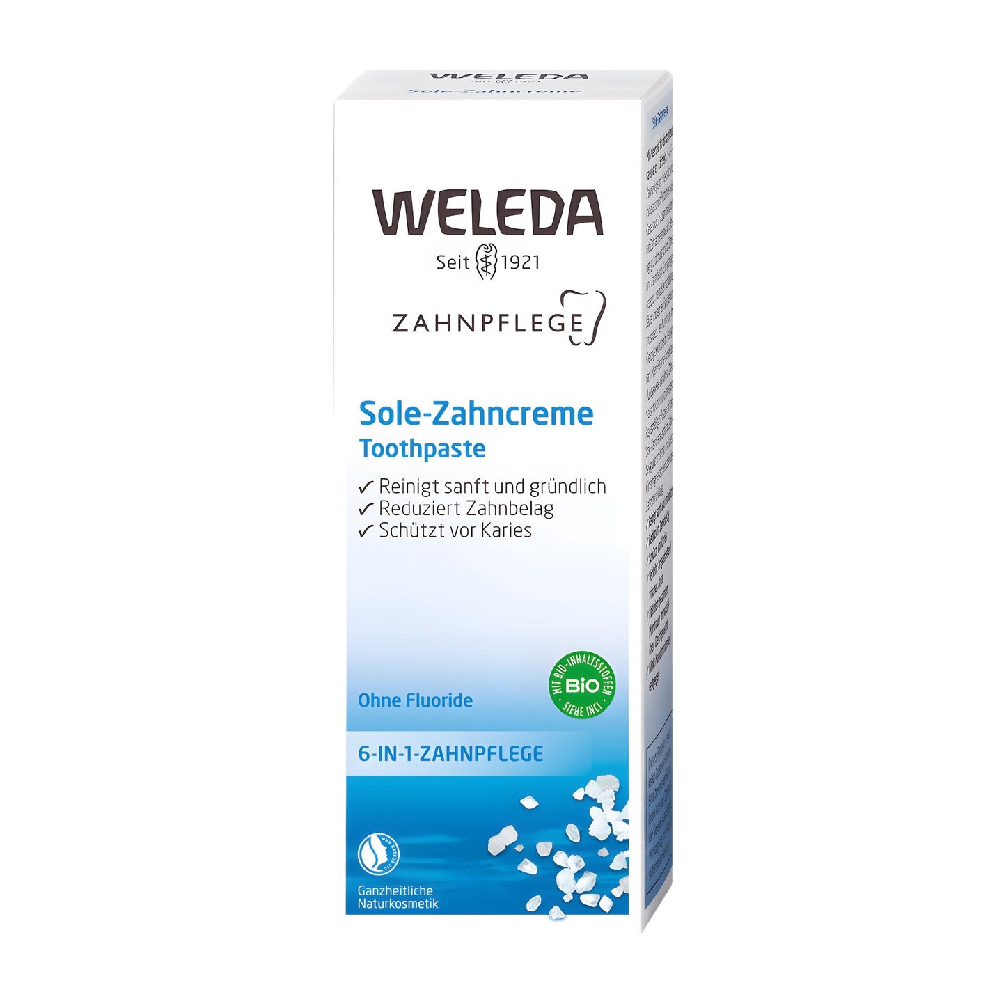 Weleda Salz fluoridfreie Zahnpasta, 75 ml