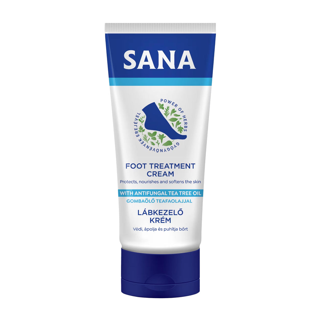 Sana Antifungal Foot Treatment Cream tube on a white background