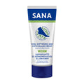 Sana heel softening and anti-callus cream tube on a white background