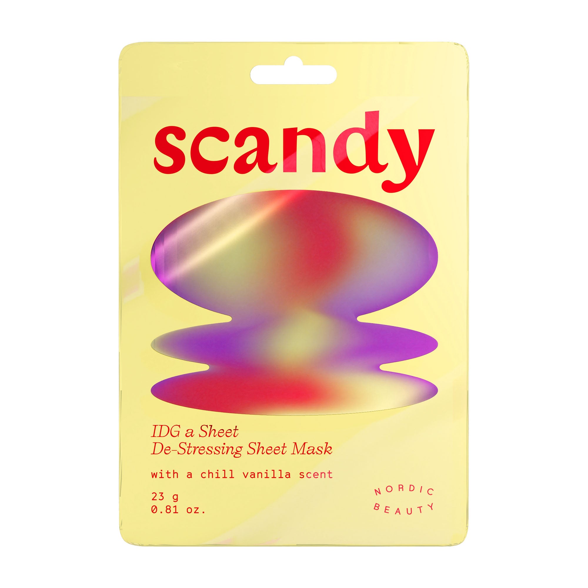 Scandy Masque en tissu déstressant IDG a Sheet, 23 g