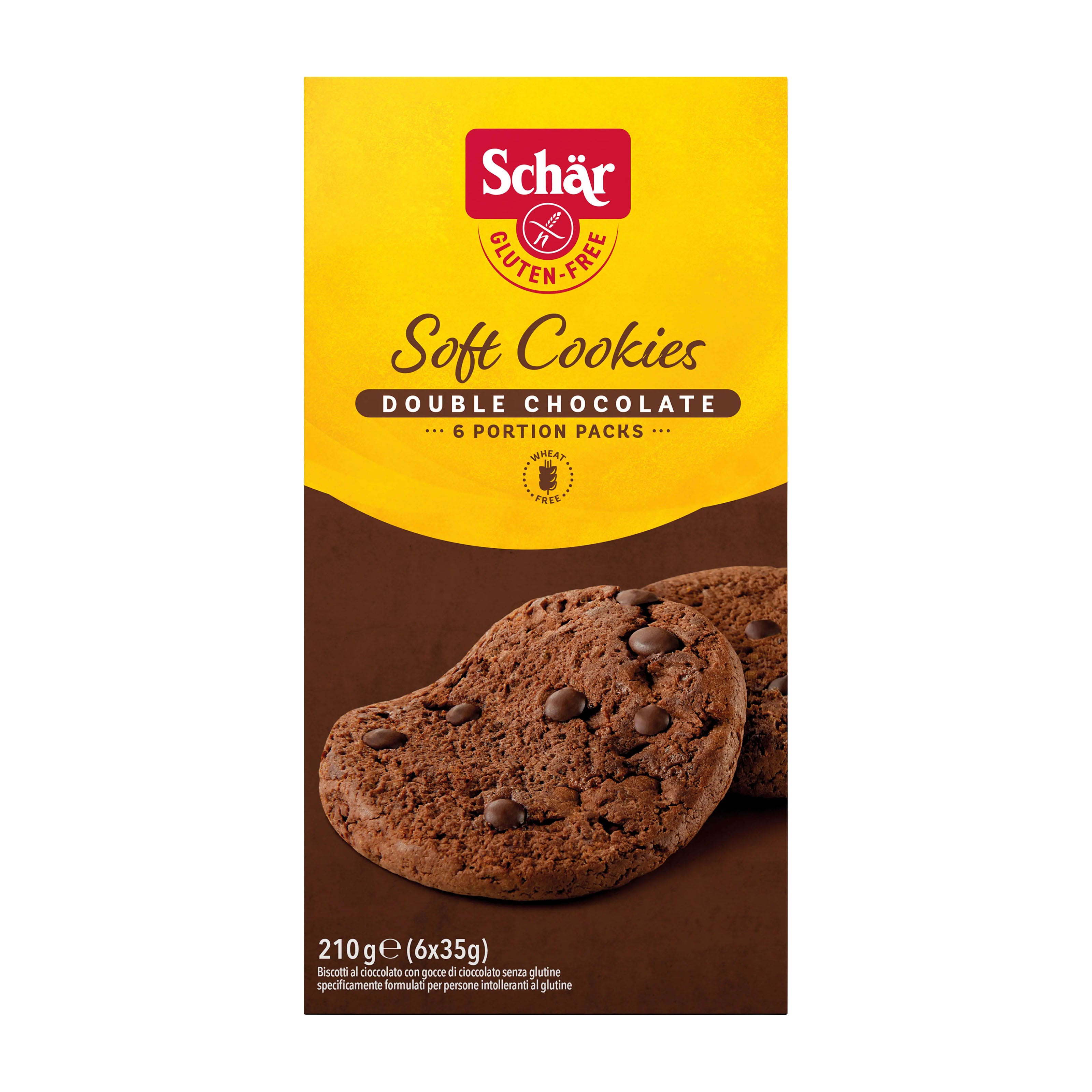 Schär Soft Cookies Double Chocolate, 210 g - Peppery Spot