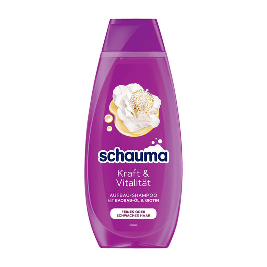 Schauma Kraft & Vitalität Aufbau-Shampoo, 400 mL