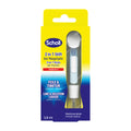 Packaging of Scholl 2in1 nail fungal pen, displaying the product and its functions as a tincture and file for treating nail fungus.