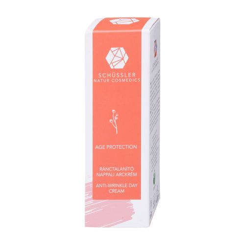 Schussler Age Protection anti-wrinkle day cream packaging on a white background