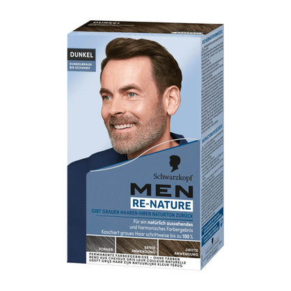 Schwarzkopf Men Re-Nature Dark anti-gray dye-free hair color restorer