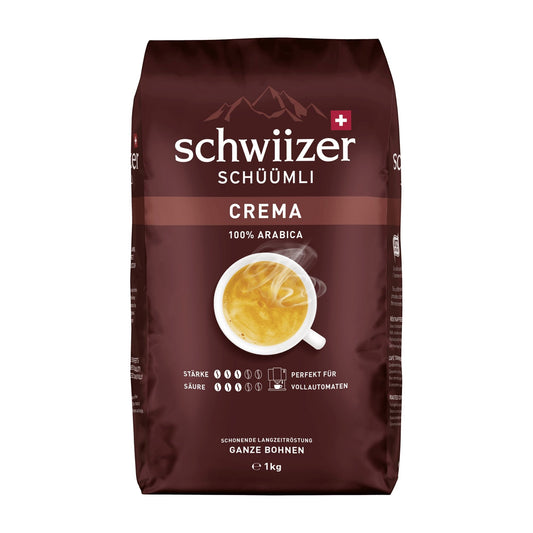 Schwiizer Schüümli Crema Kaffeebohnen, 1000 g