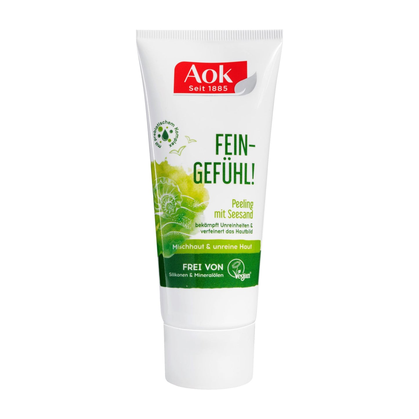 Aok Gentle Touch exfoliating scrub with sea sand, 100 mL