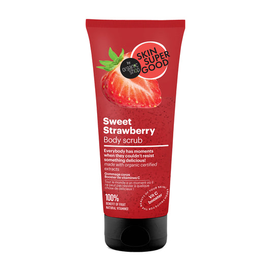 Skin Super Good Sweet Strawberry body scrub, 200 mL