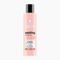 A bottle of Schwarzkopf GLISS Sealing Miracle sealing shampoo in a light pink bottle with a black cap, shown against a plain white background.