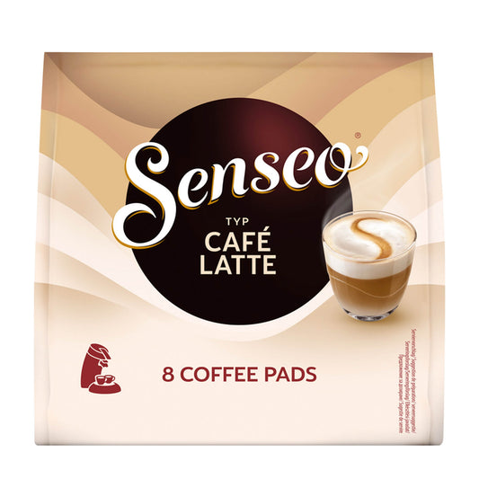 Senseo Cafe Latte Kaffeepads, 8 Stück