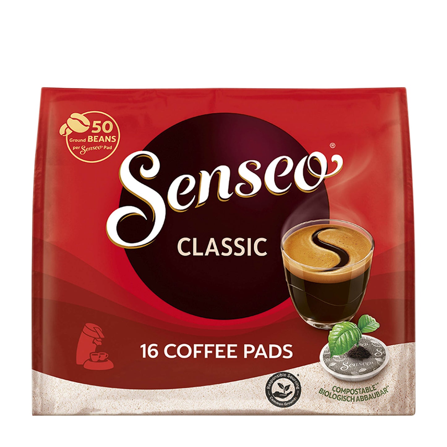 Senseo Classic Kaffeepads, 16 Stück