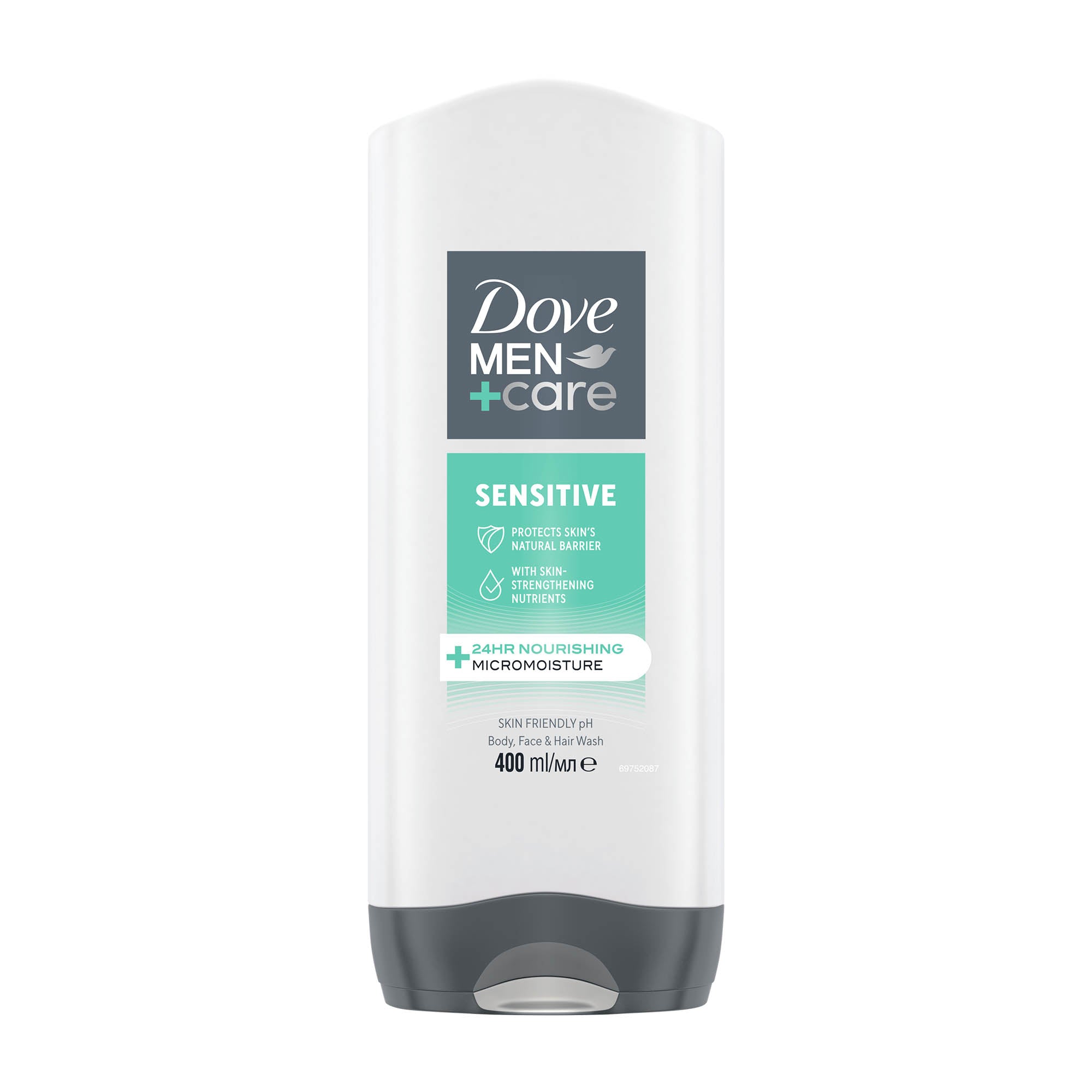 Dove Men+Care Body Wash Sensitive, 400 mL