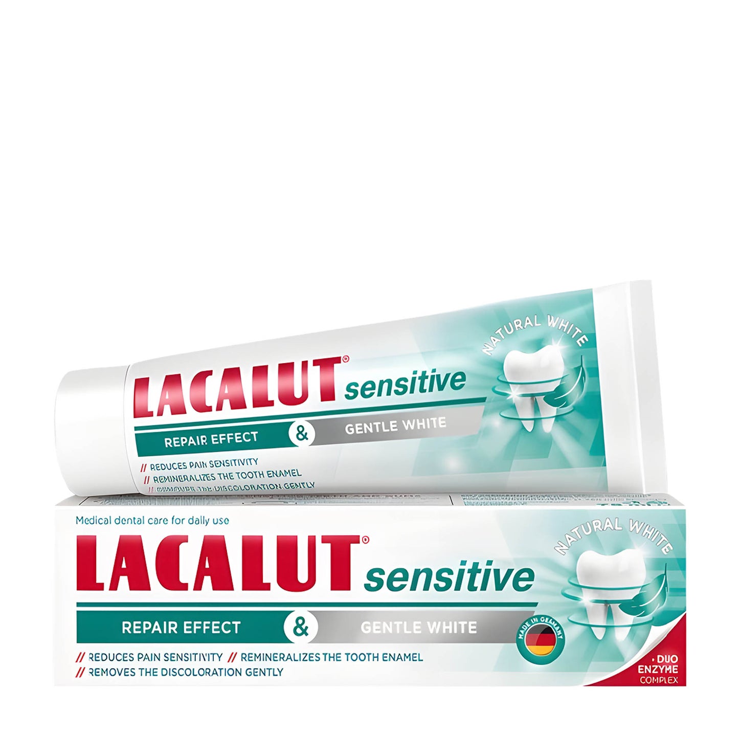 Lacalut Sensitive repair effect & gentle white toothpaste, 75 mL