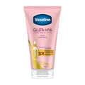 Vaseline Gluta-Hya Serum Burst Lotion in a pink squeeze tube with a clear cap, on a white background.