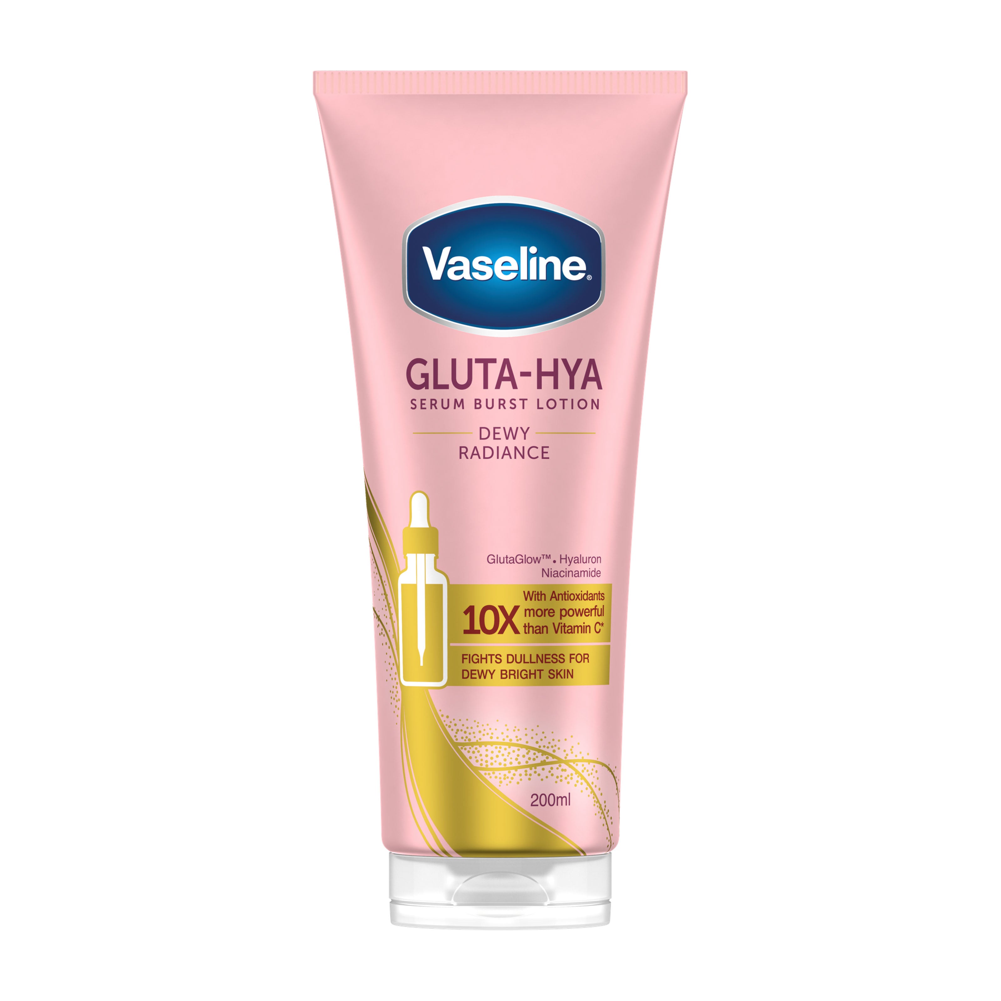 Vaseline Serum Burst Lotion GLUTA-HYA Dewy Radiance, 200 mL