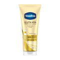 Vaseline Gluta-Hya flawless tone serum burst lotion tube on a white background