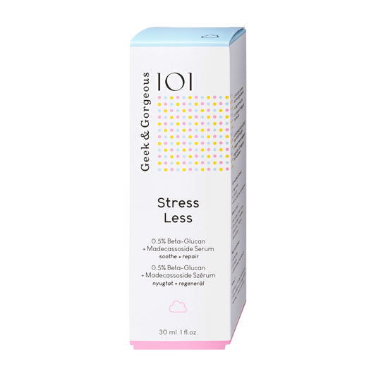 Geek & Gorgeous Stress Less beta-glucan + madecassoside serum, 30 mL