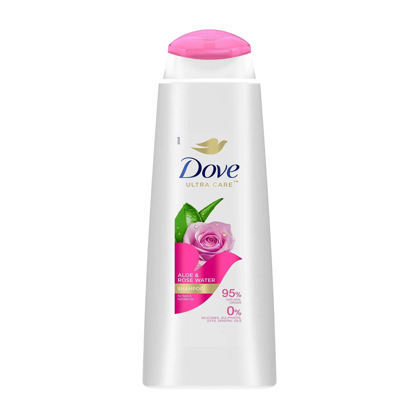 Dove Aloe & Rose Water shampoo, 400 mL