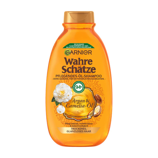 Garnier Wahre Schatze Argan & Camellia oil shampoo, 300 mL