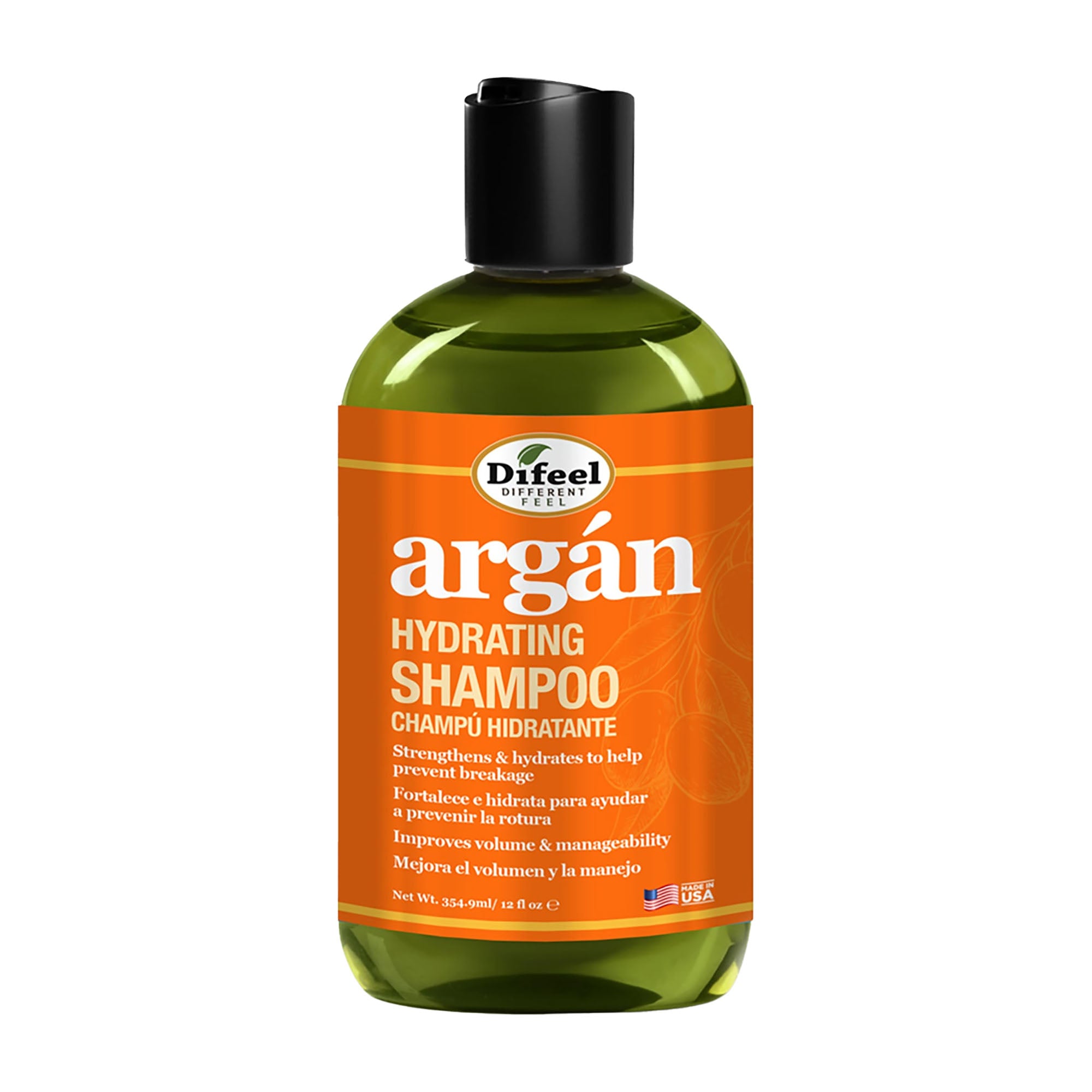 Difeel Shampooing hydratant Argan, 354,9 ml