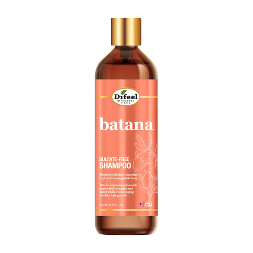 Difeel Batana Shampoo bottle on a white background