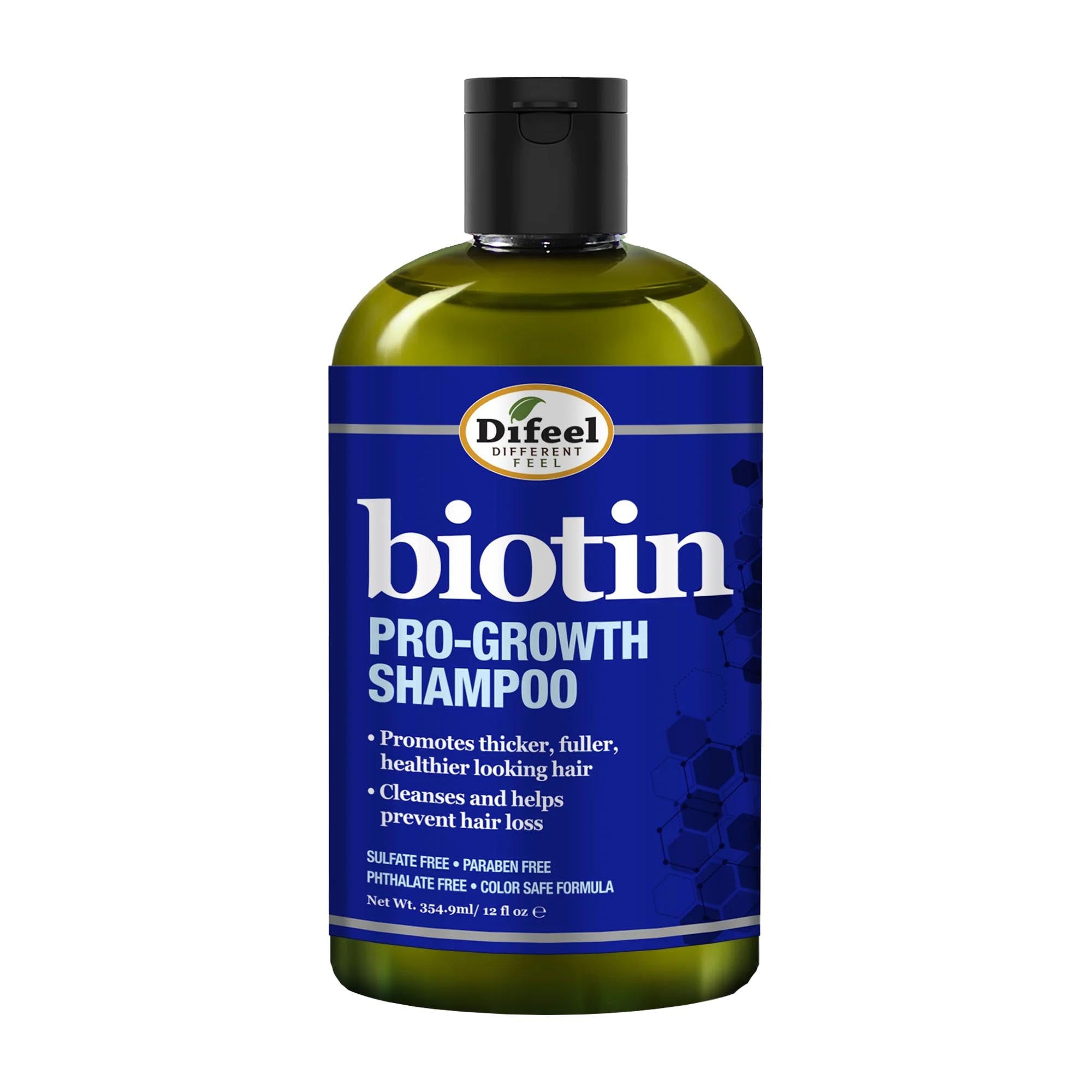 Difeel Shampoo Biotin Pro-Growth, 354.9 mL