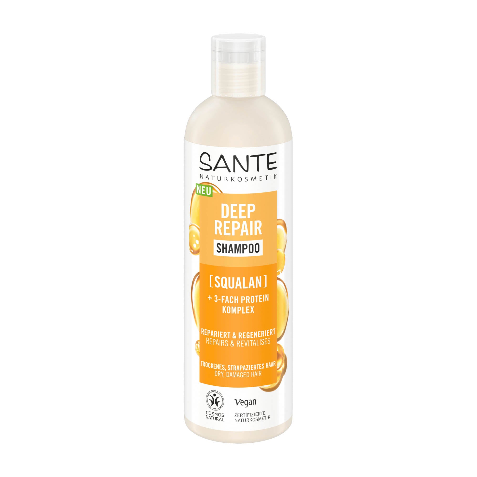 Sante Deep Repair Shampoo bottle on a white background