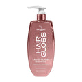 Hair Chemist Hair Gloss liquid glass shampoo bottle on a white background