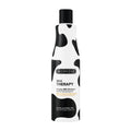 Morfose Milk Therapy shampoo bottle with black and white design on a white background