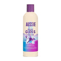 Aussie Oh My Gloss shampoo bottle on a white background