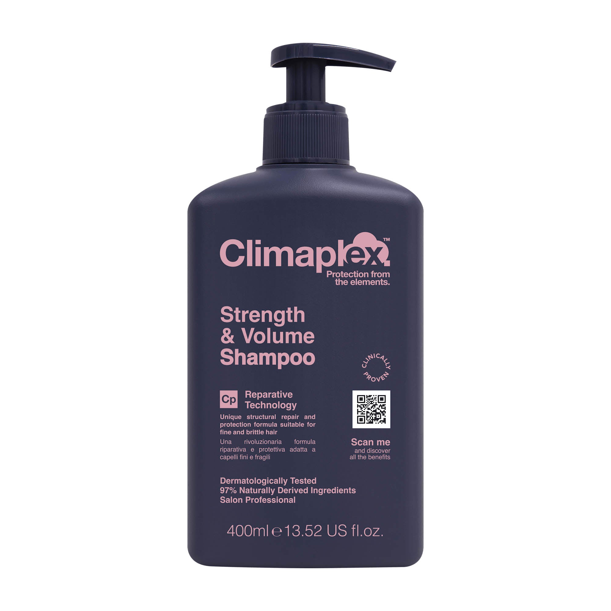 Climaplex Strength & Volume Shampoo für feines und brüchiges Haar, 400 ml