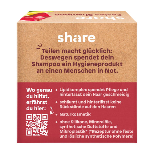 share Solid Shampoo Pomegranate & Avocado for normal hair, 60 g