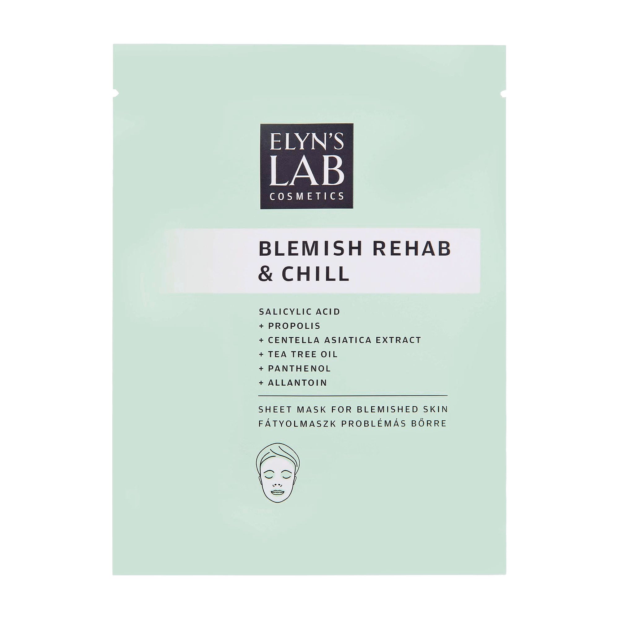 Elyn's Lab Masque en tissu anti-imperfections Blemish Rehab & Chill, 1 unité