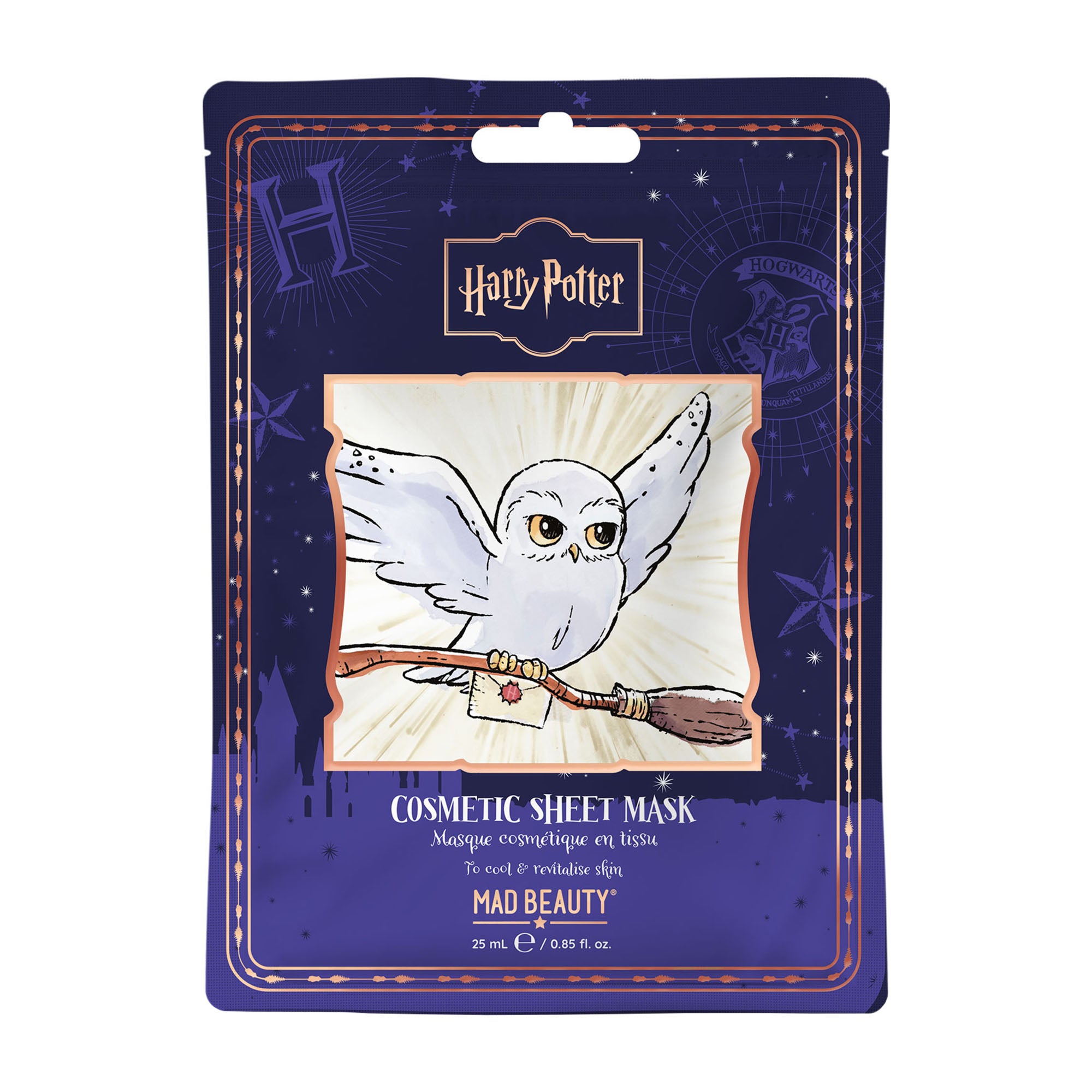 MAD BEAUTY Tuchmaske Harry Potter Hedwig, 25 ml