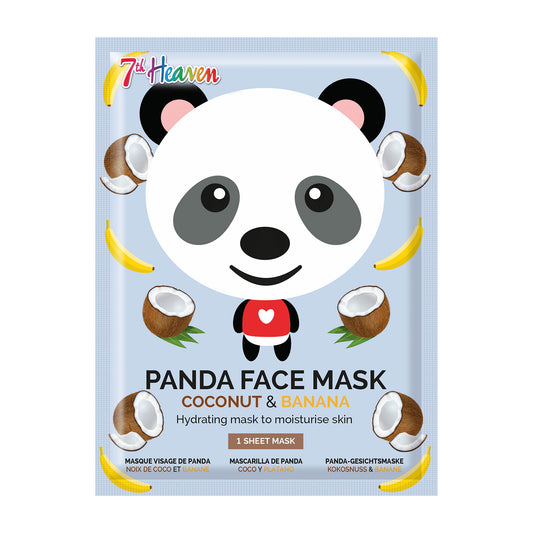 7th Heaven Panda coconut and banana sheet mask, 1 Count