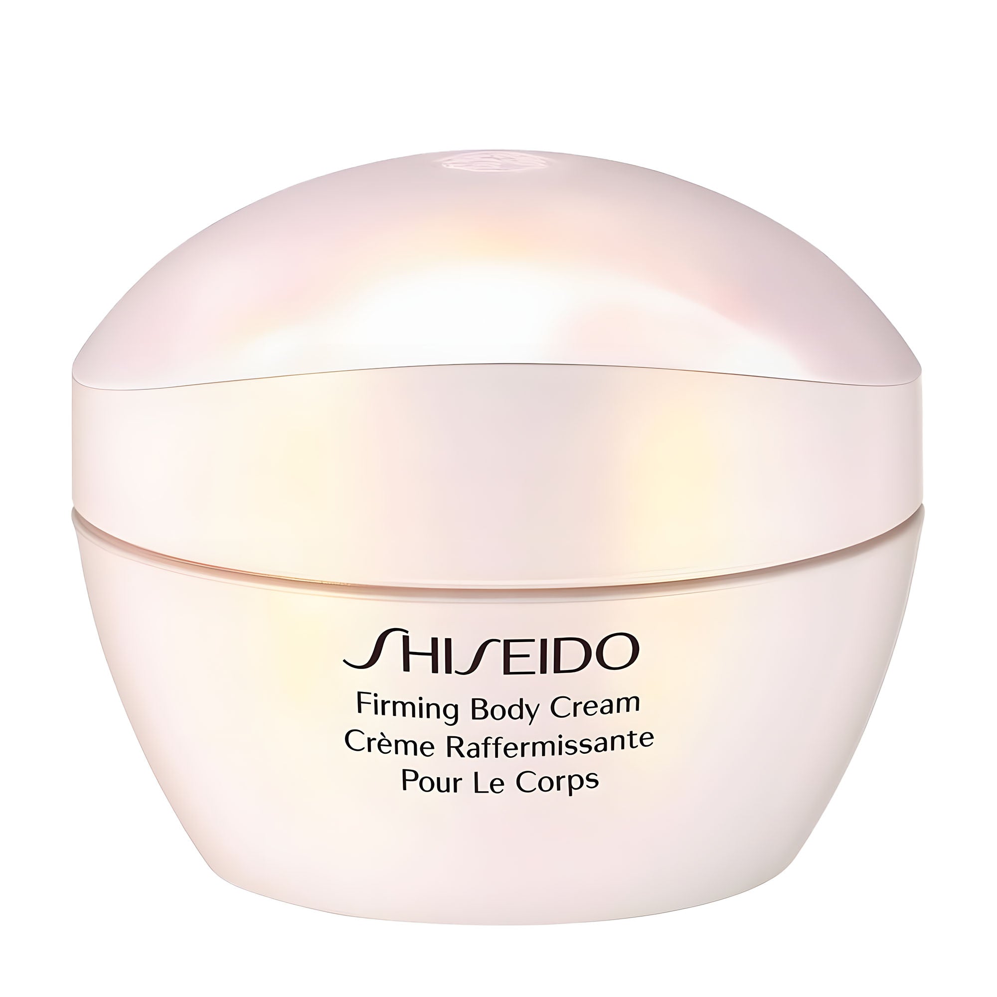 Shiseido Firming Body Cream jar on a white background
