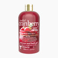 Treaclemoon Joyful Cranberry Jam shower and bath gel bottle on a light gray background.