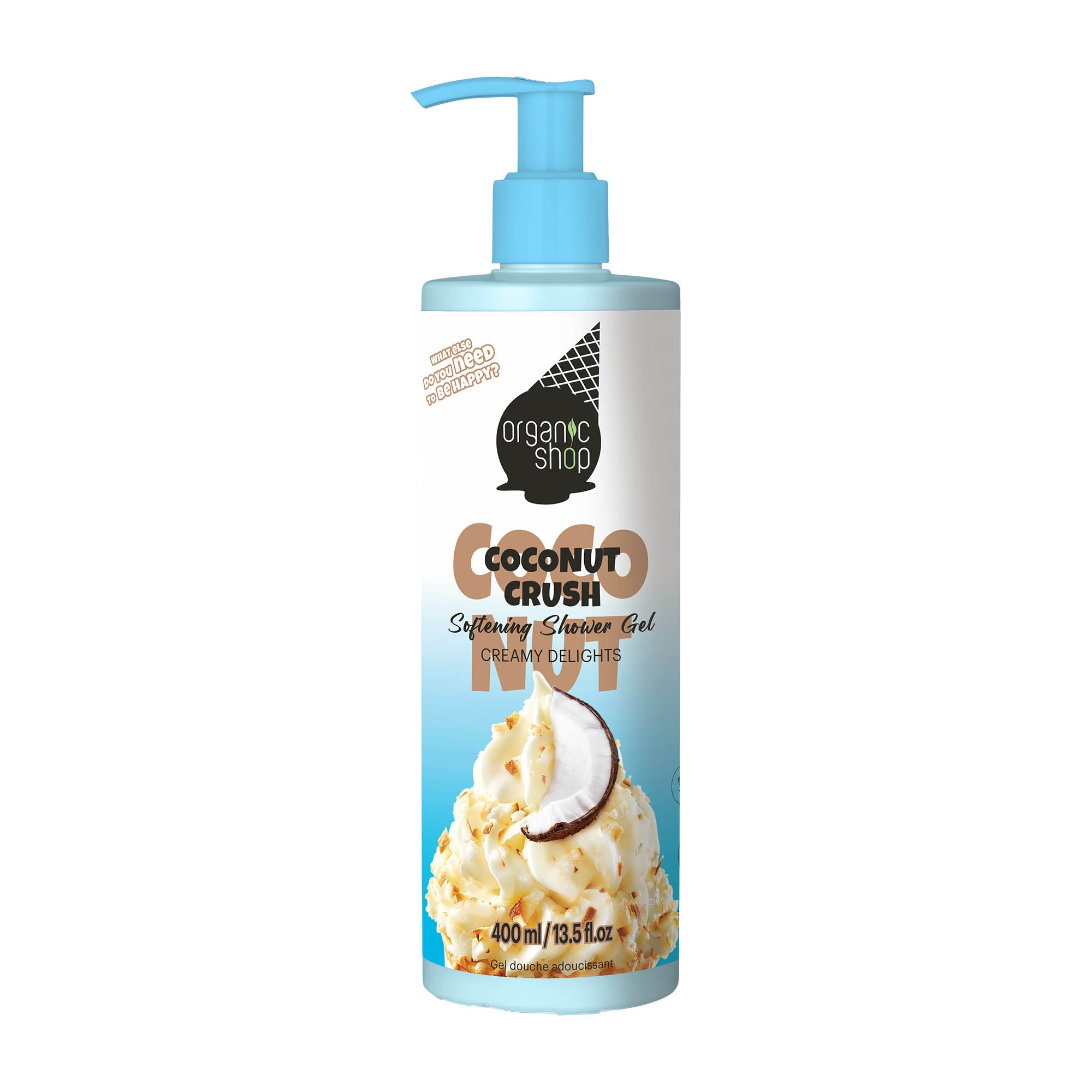 organic shop Coconut Crush erweichendes Duschgel, 400 ml