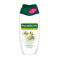 Palmolive Naturals Olive & Milk shower cream bottle on a white background
