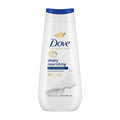 Dove shower gel bottle on a white background