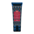 Teori d'Oriente For Men Ebony Wood & Ginseng Shower Cream in a dark blue squeeze tube with a red and gold label and ornate pattern.