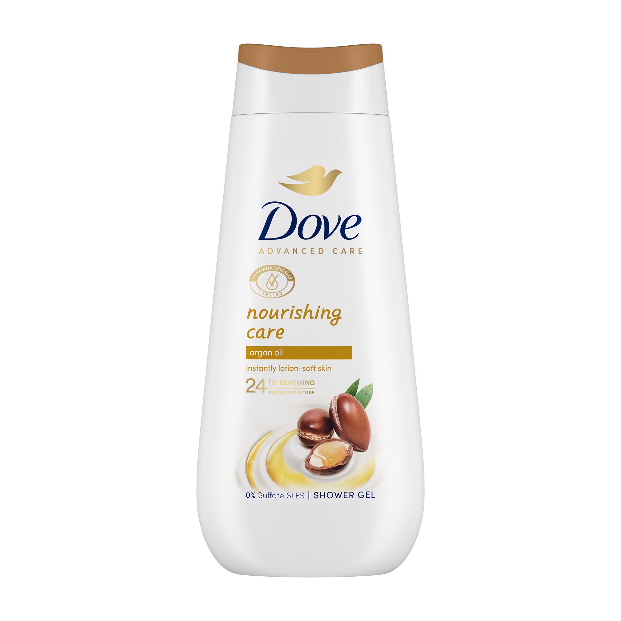 Dove Advanced Care Nourishing Care Duschgel, 225 ml