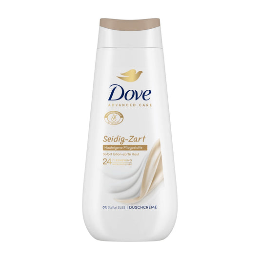 Dove Advanced Care Silky Soft shower cream, 225 mL