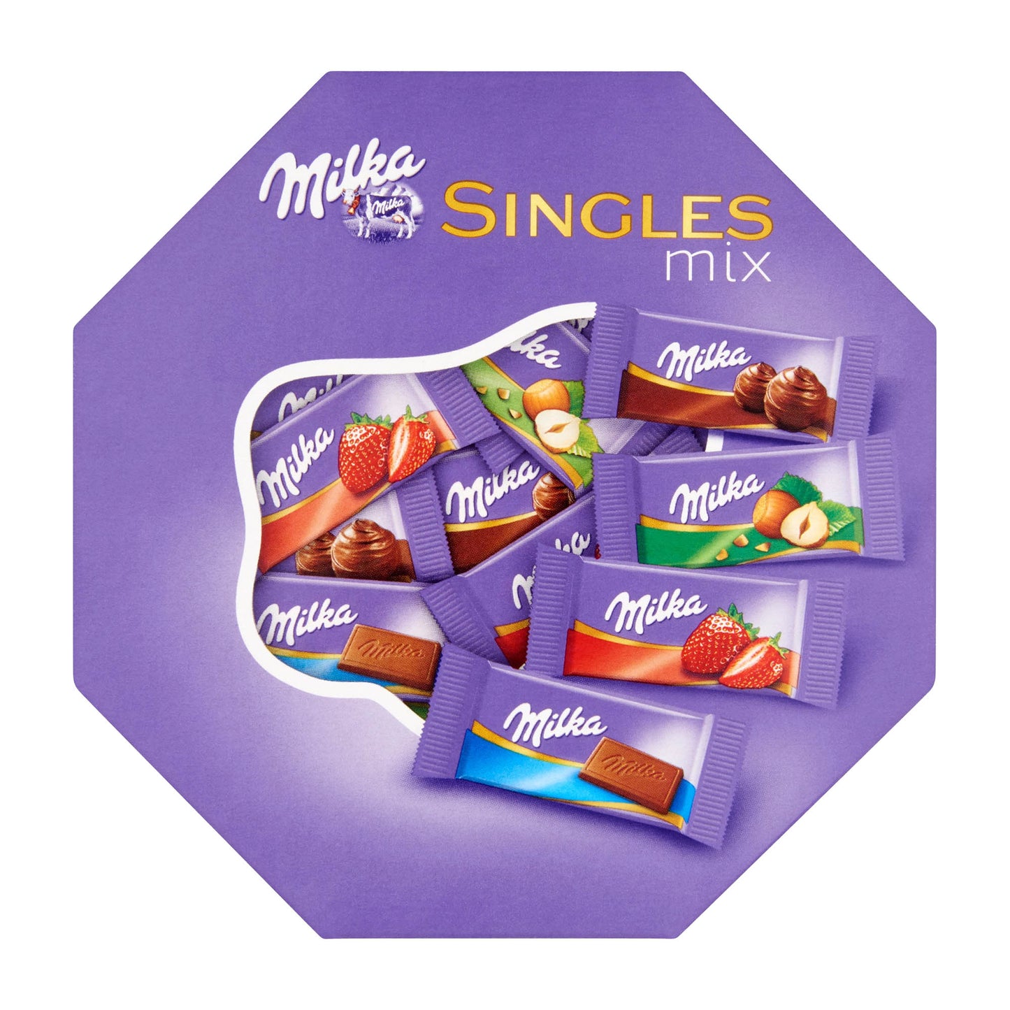 Milka Singles Mix Milk Chocolate Bars, 138 g